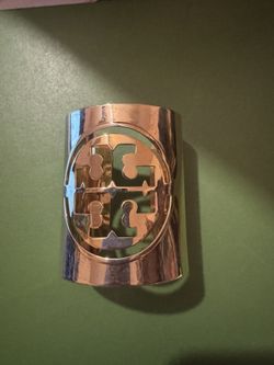 Tory Burch Gold Logo Cuff