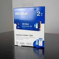 WD Blue 2tb nvme ssd