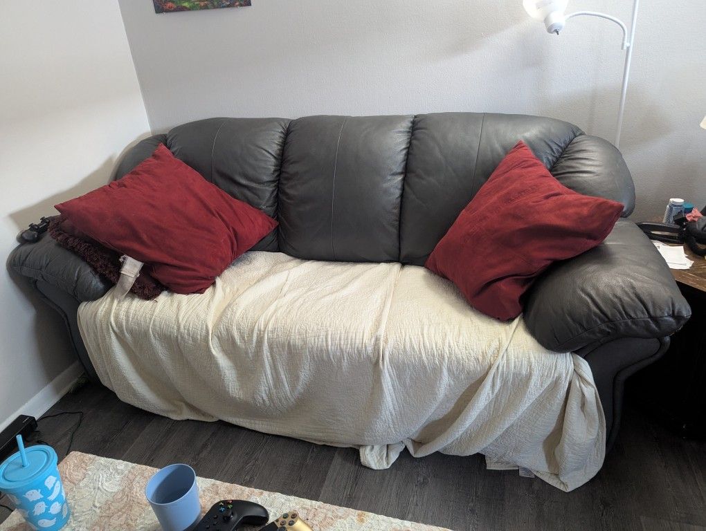 Moving Sale! Great Leather Couch