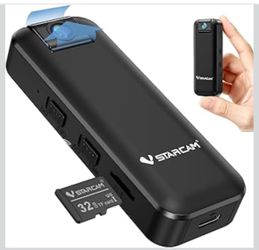 VSTARCAM 2K Portable Action Camera for Hands-Free POV Recording