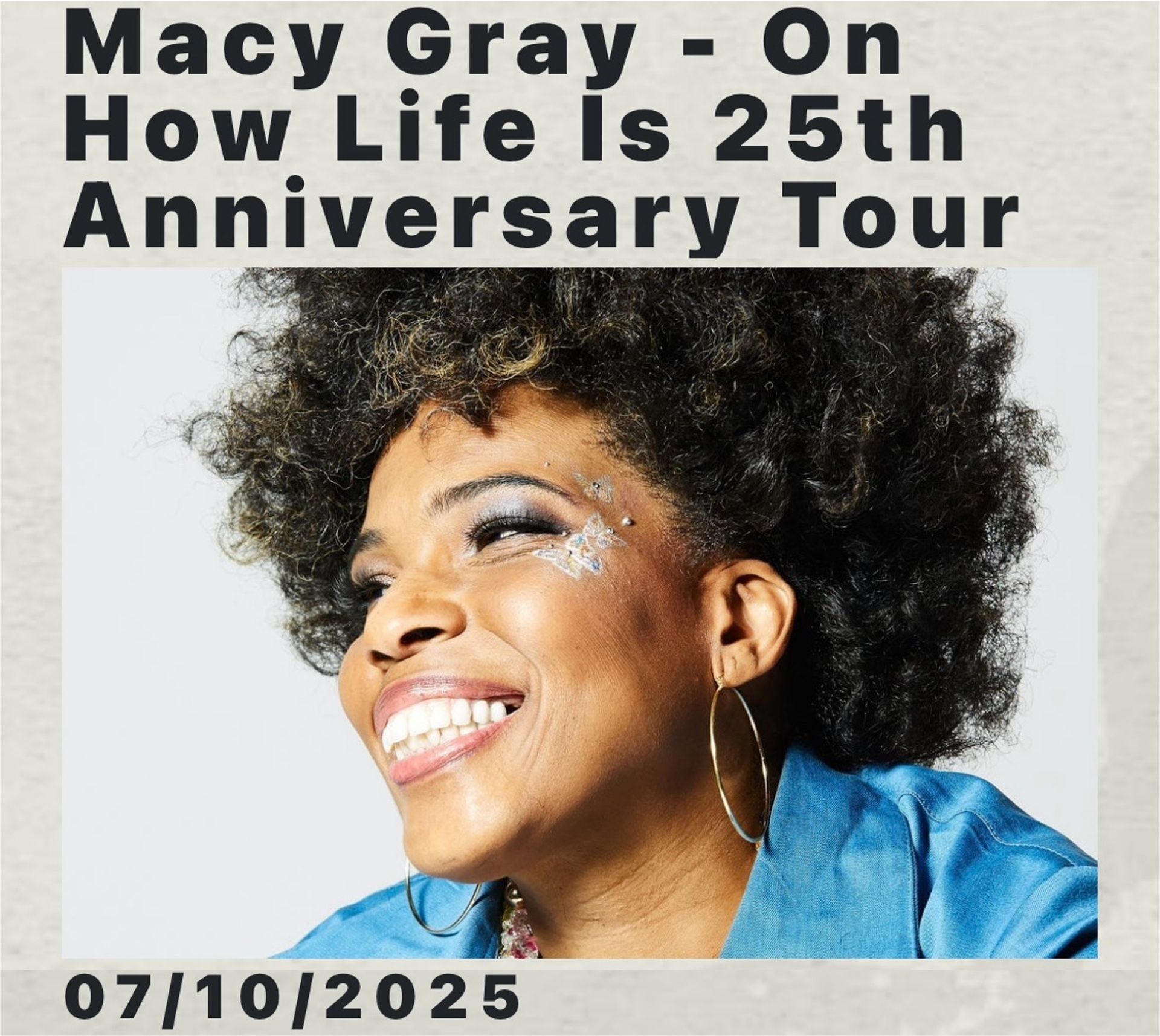 Macy Gray -  2 Tickets July 10 @ Anaheim House Of Blues