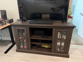 Large TV unit with storage space