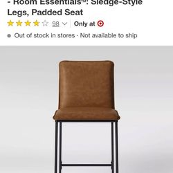 Counter height bar stool New In Box
Full