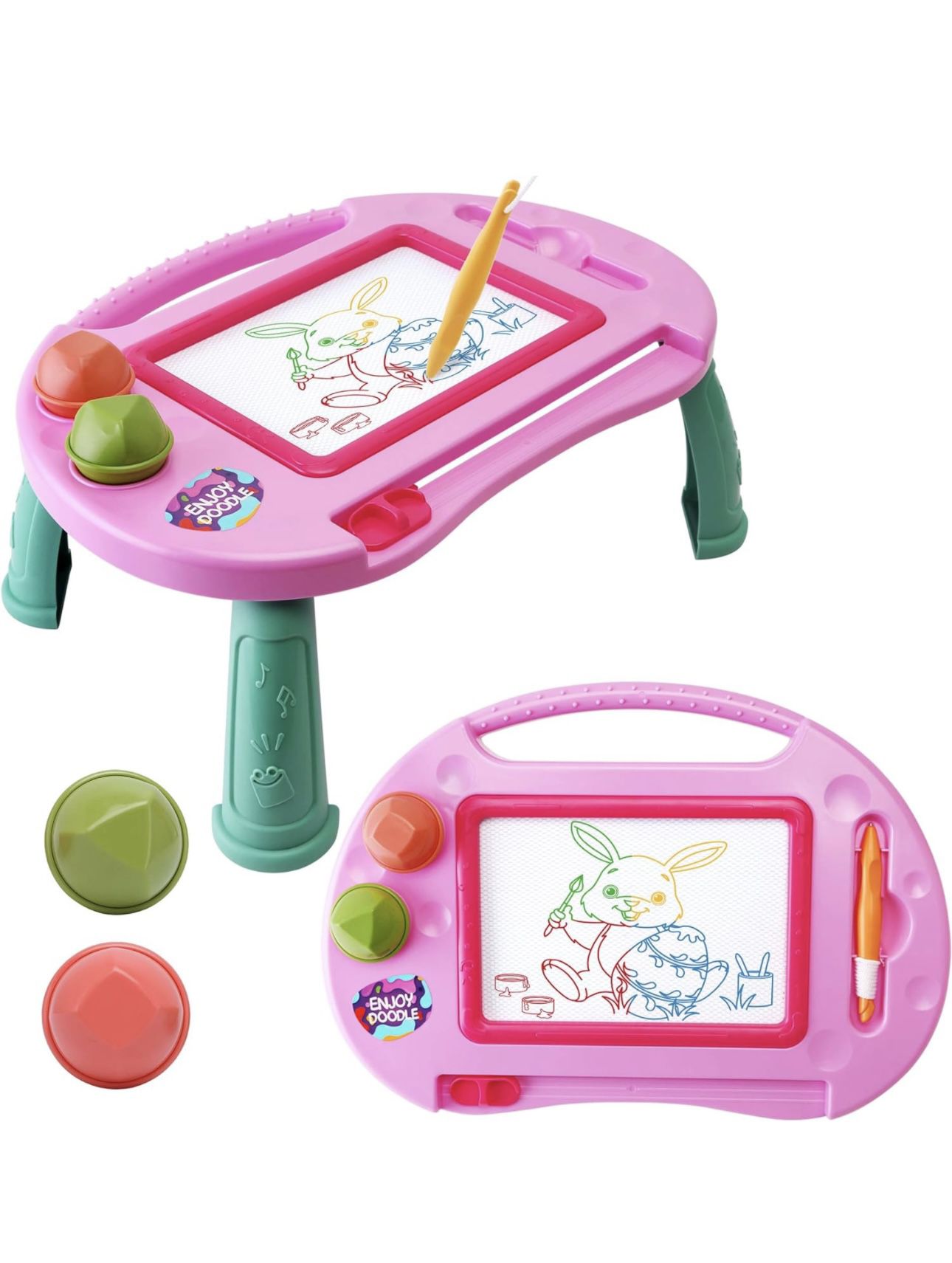 Toys for 1-2 Year Old Girls,Magnetic Drawing Board,Toddler Toys for Girls Age 2 3,Erasable Doodle Board for Kids,Learning Toys for Toddler 1 2 3,Gift 