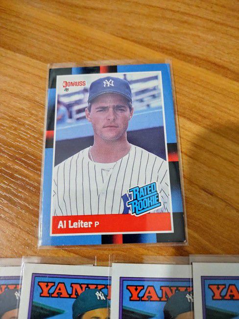 Lot Of 4 Al Leiter Baseball Cards 