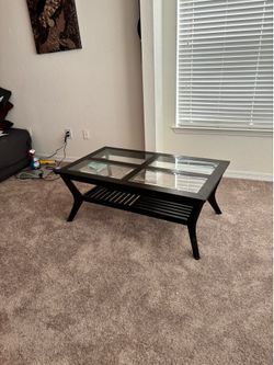 Coffee table and 2- end tables