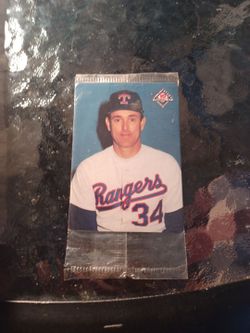 Nolan ryan 1993 rangers mother's cookies card