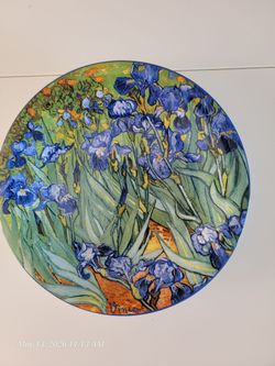 "Irises" by Vincent van Gough Salad Plate