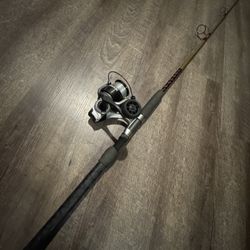 Ugly Stick Abu Max Fishing Spinning Combo  Ready to Fish. 