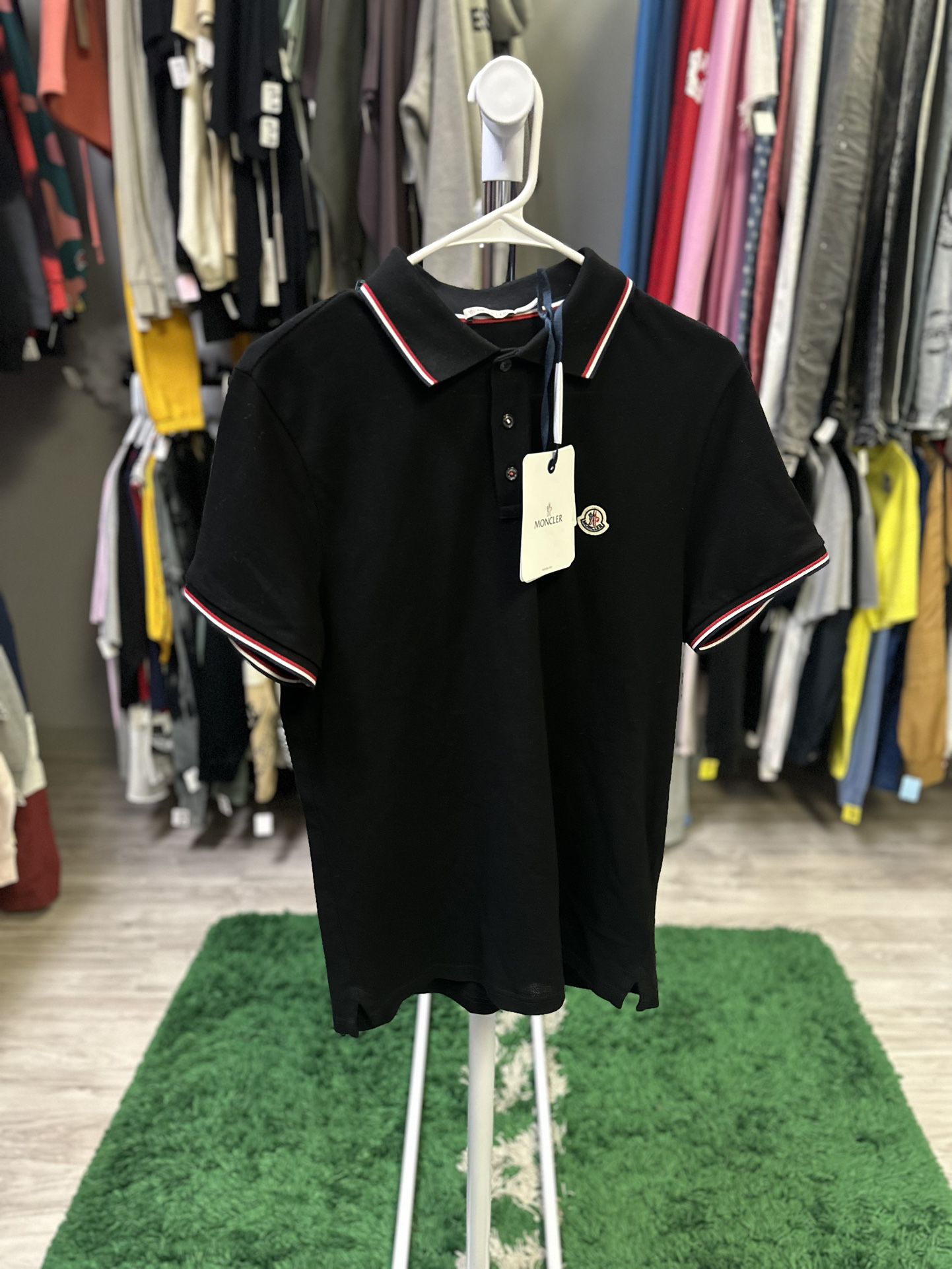 Moncler Polo Shirt Black 