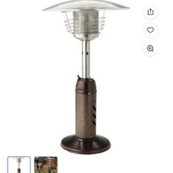 Uline H-5221 Bronze Gas Tabletop Radiant Heater for 30 sq. ft