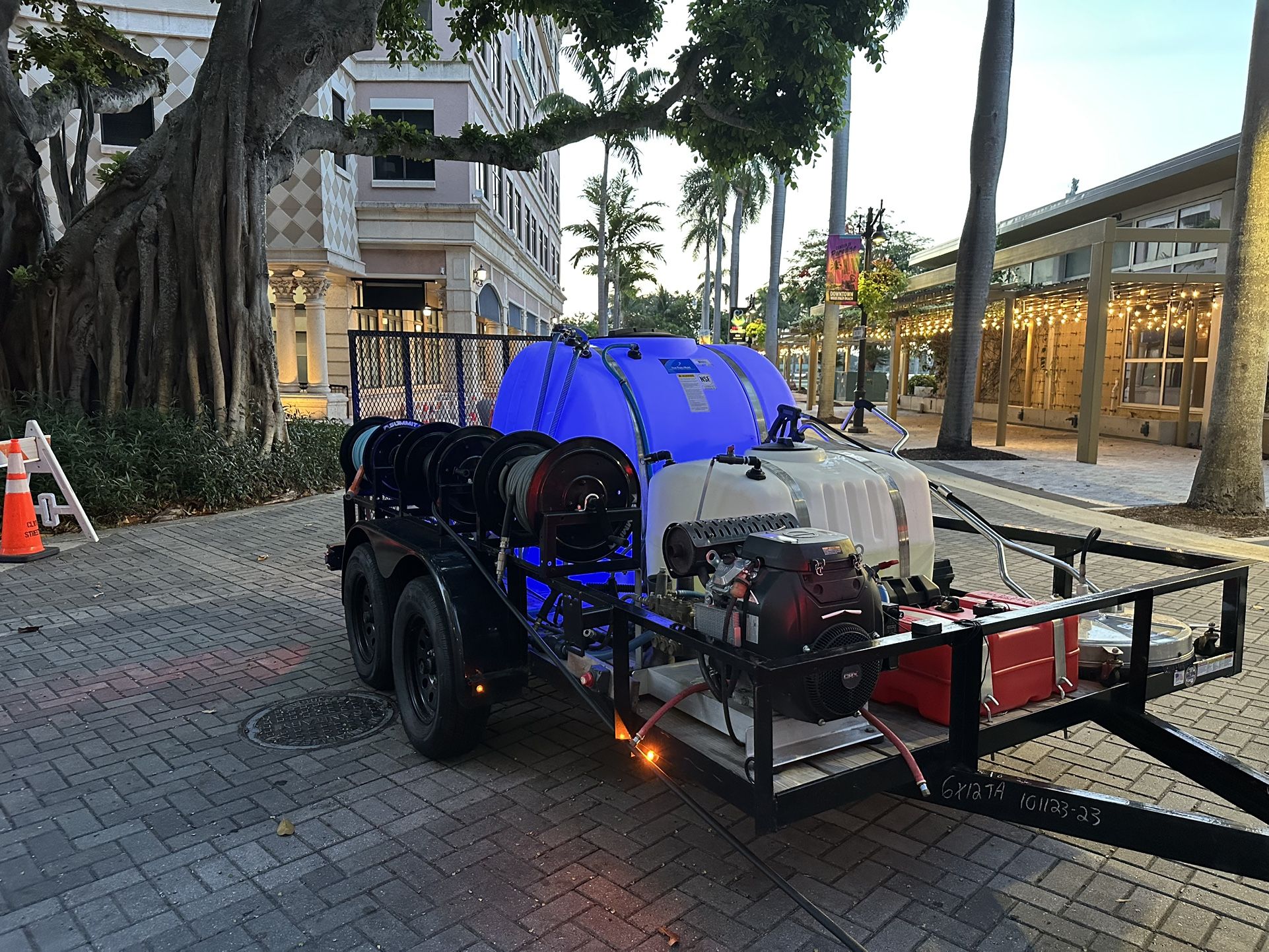 Pressure Washing Trailer