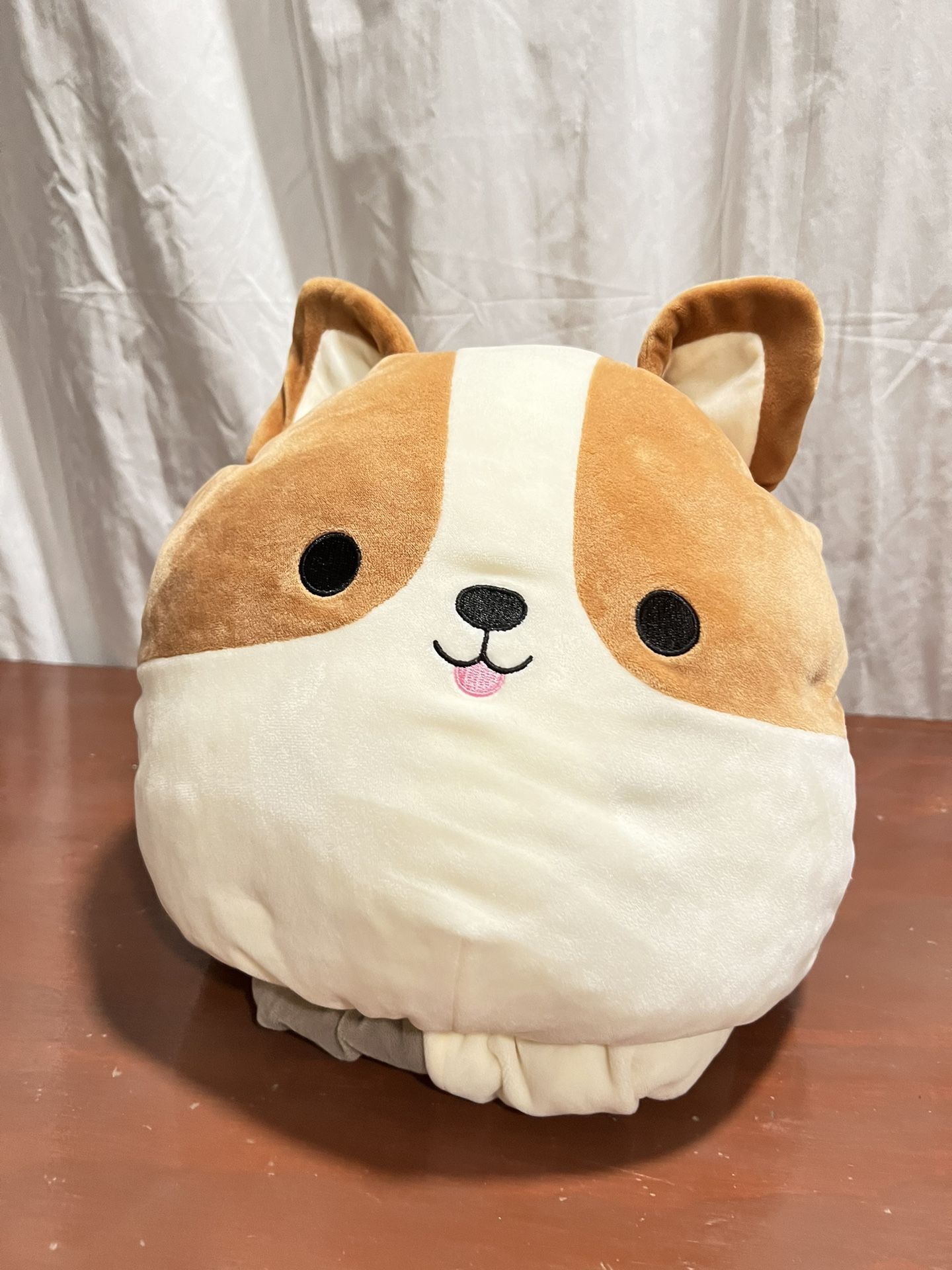 Squishmallows Karina the Cat Reginald the Corgi Flipamallow Stuffed Plush 12”