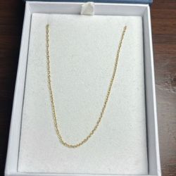 24” Gold Necklace 