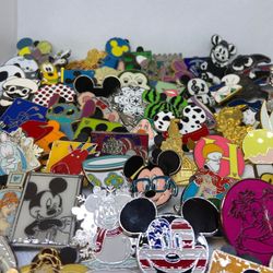 15 Disney Pins Random Assorted , Good Deal 