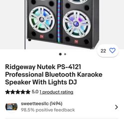 Nutek Speaker 