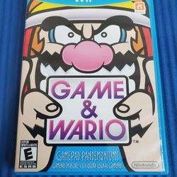 Game & Wario (Nintendo Wii U, 2013) Rare — Good Condition!