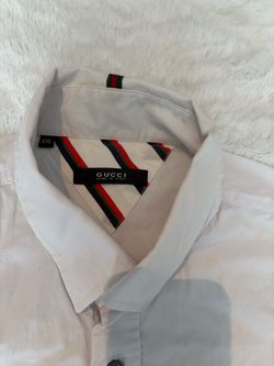 Gucci White Button-Up Shirt XXL