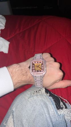 VVS moissanite diamond iced out watch