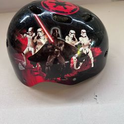 Kids Darth Vader Star Wars bike skateboarding helmet