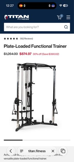 Titan Plate Loaded Functional Trainer