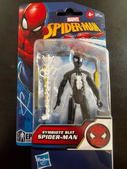 Marvel Spider-Man Symbiote Black Suit Figure (Hasbro Epic Hero Series)