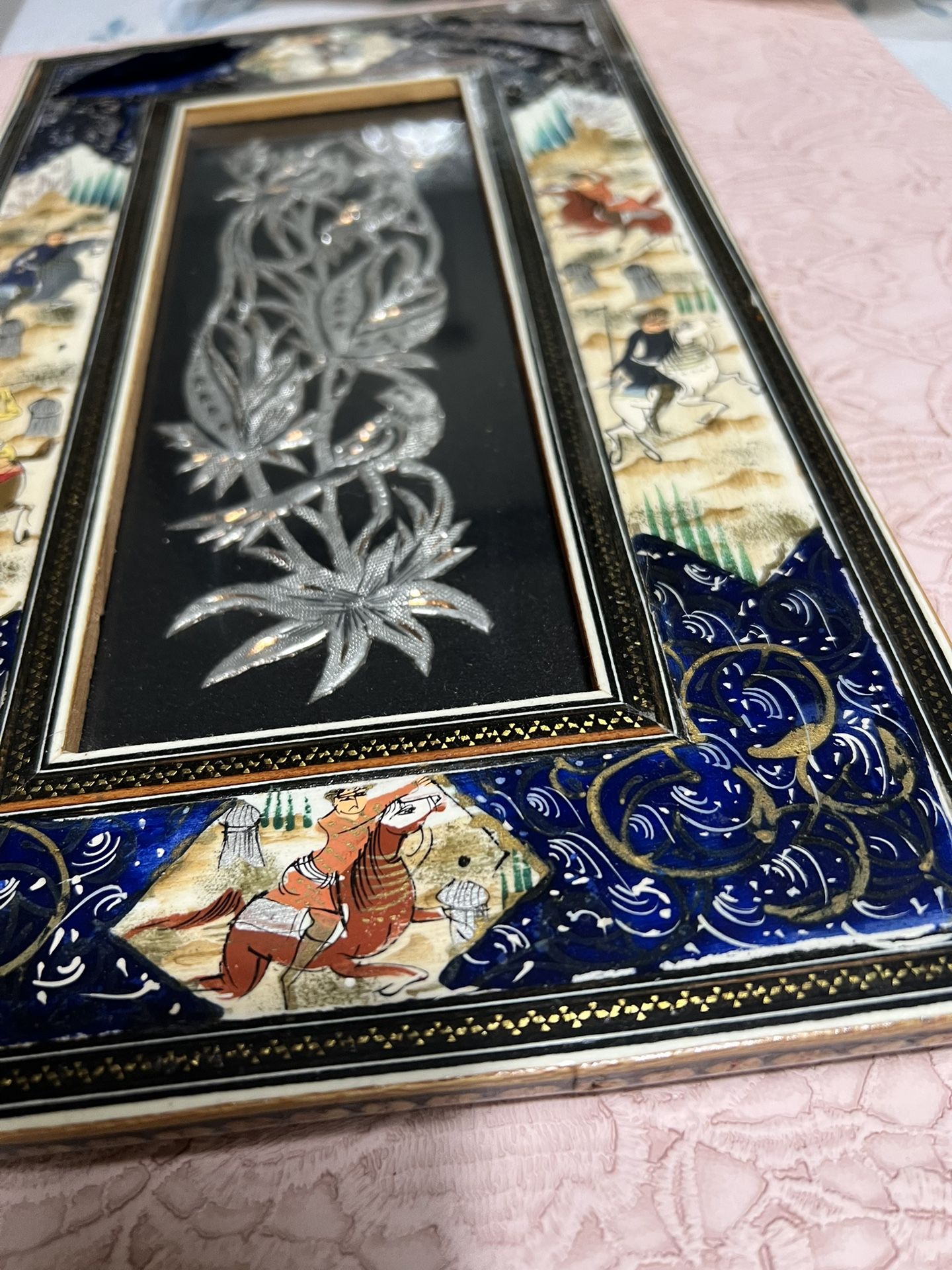 Persian Qalamzani Handmade Wall Art