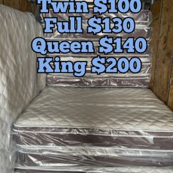 Mattress Pillow Top New 