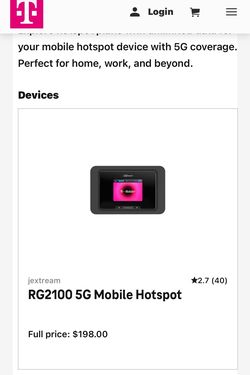 jextream rg2100 5g mobile hotspot