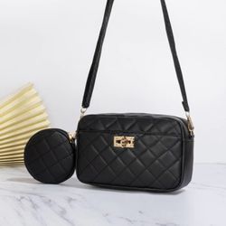 NWT  2pcs Fashion Elegant Style Crossbody  Bag,