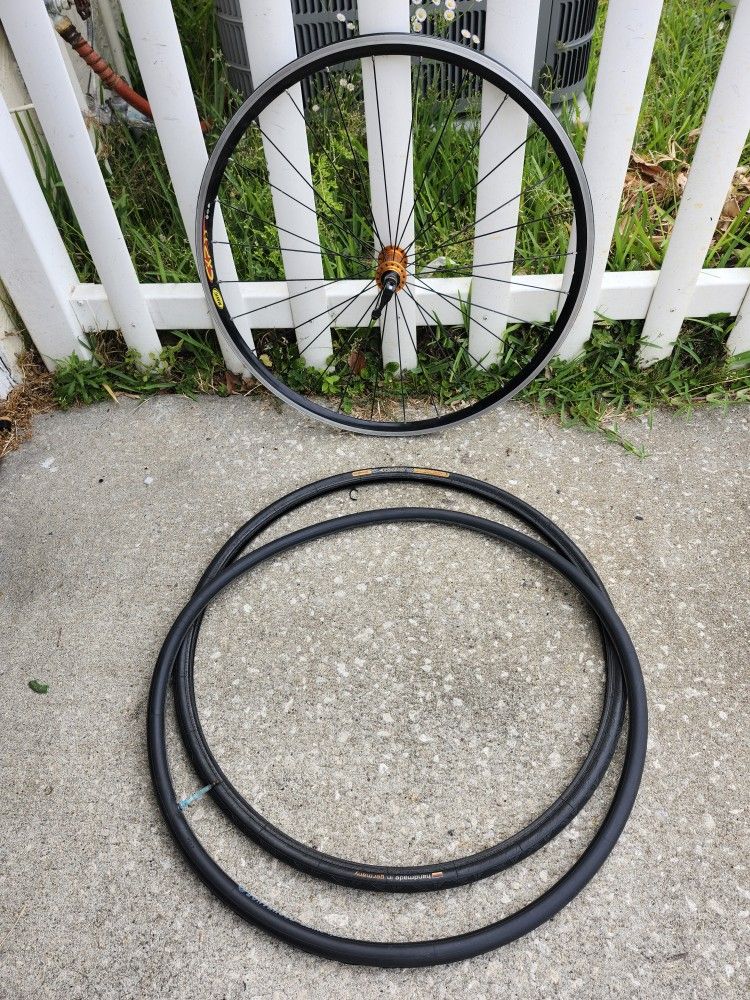 Single Front 650c Road Bike Wheel Tire And Tube