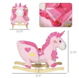 Qaba Baby Rocking Horse with 32 Songs