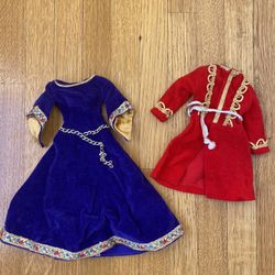 Vintage Barbie and Ken Velvet Outfits