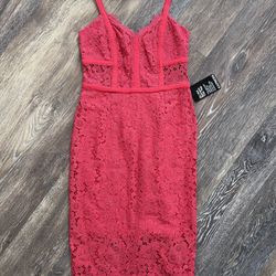lace short dress black Black Le Stretch Lace Plunge Mini Dress main image 1