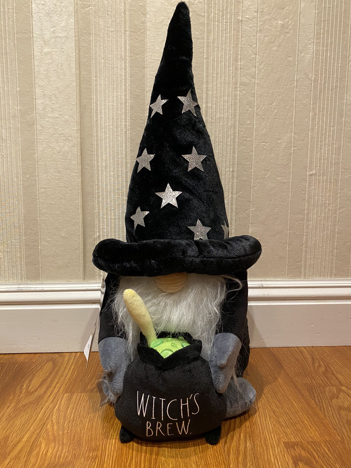 Rae Dunn Halloween Plush Gnome Witch’s Brew