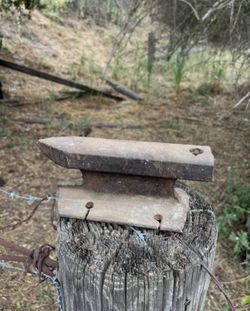 Vintage railroad anvil