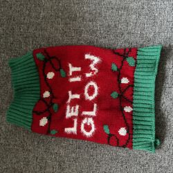 Small Christmas Pet Sweater
