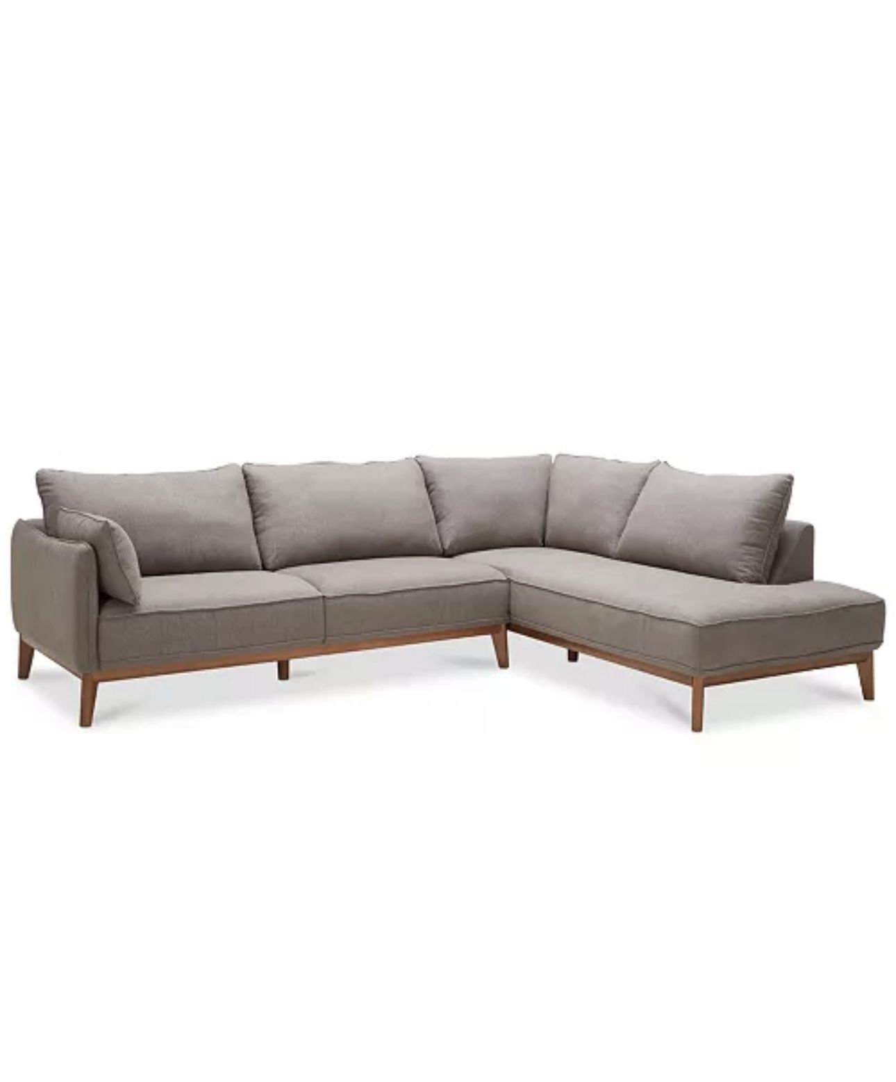 Grey Mid Century Modern Couch/Sectional