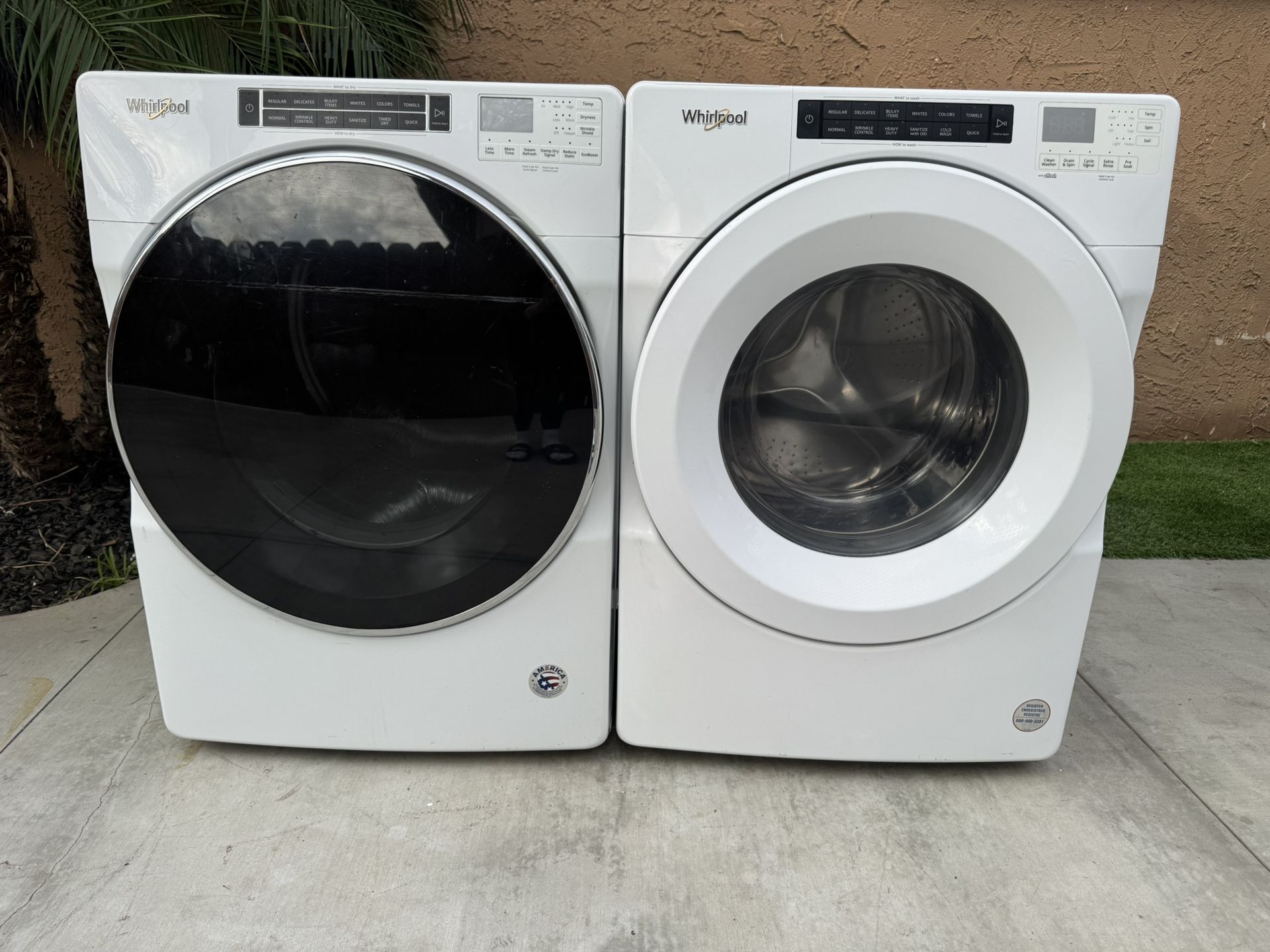 Whirlpool Large Capacity Washer And Dryer