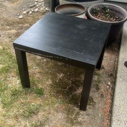 Small Black Side Table