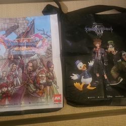 Anime Expo Swag Bags Kingdom Hearts And Dragon Quest. 