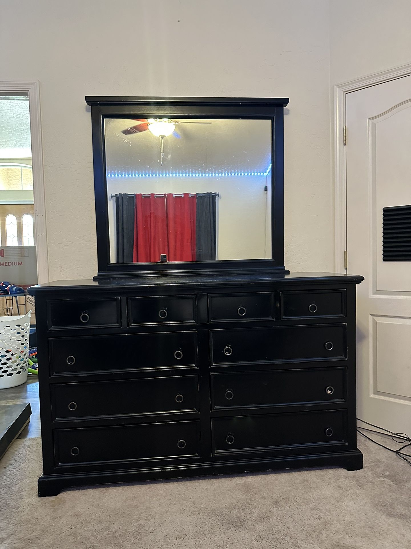 Large Dresser With Mirror