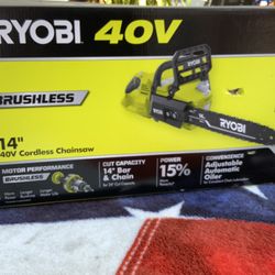 Ryobi 40 V Brand New