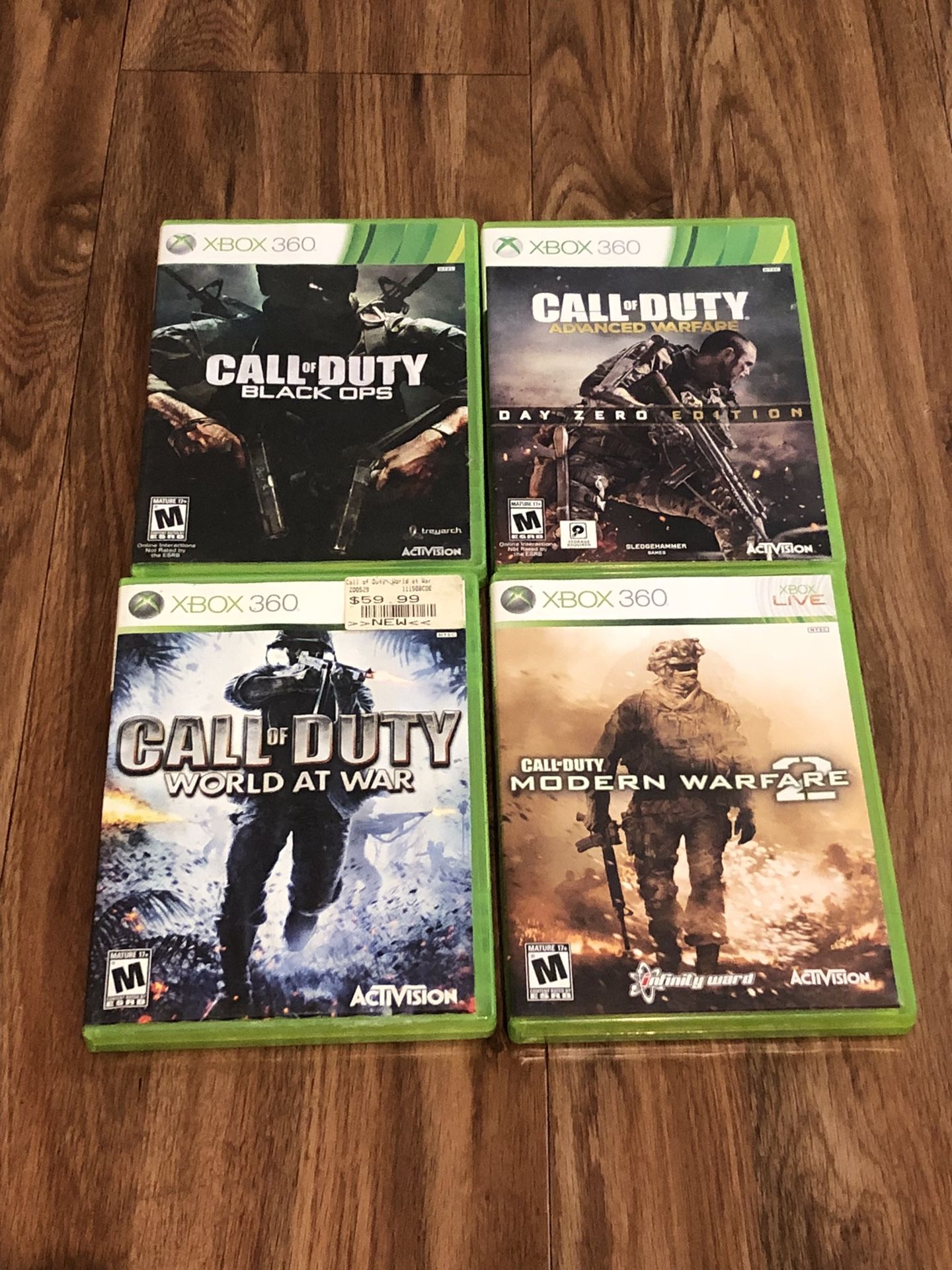 Call of Duty Games (Xbox 360) Tested Working. Pre owned