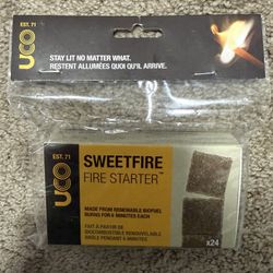 UCO Sweetfire Firestarter Bio-Fuel Tinder Tabs