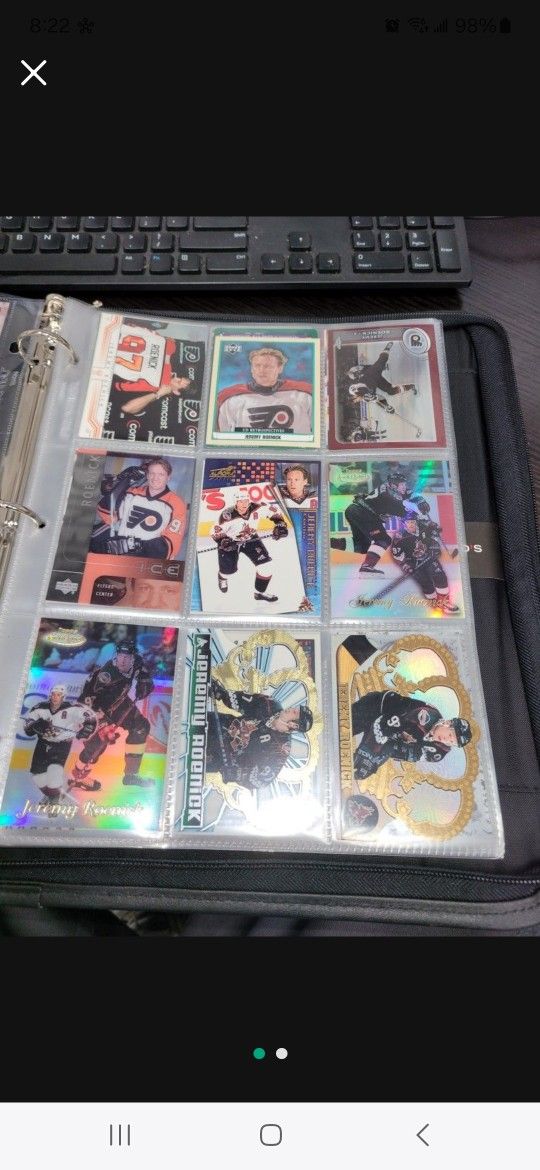 95 Different Jeremy Roenick Trading Cards $30