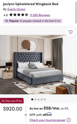 King bed frame