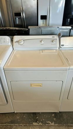 White Maytag Electric Dryer Large Capacity