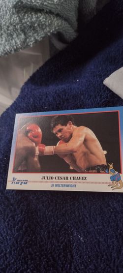Boxing Kayo/1991 Julio Cesar Chavez.  Cash porch pickup Redmond