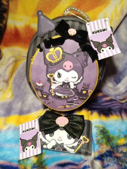 Kuromi 20th Anniversary Loungefly Backpack & Wallet